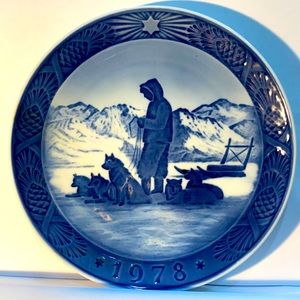 Royal Copenhagen Christmas Plate - 1978.